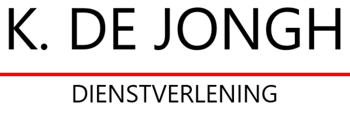 Logo K. de Jongh dienstverlening
